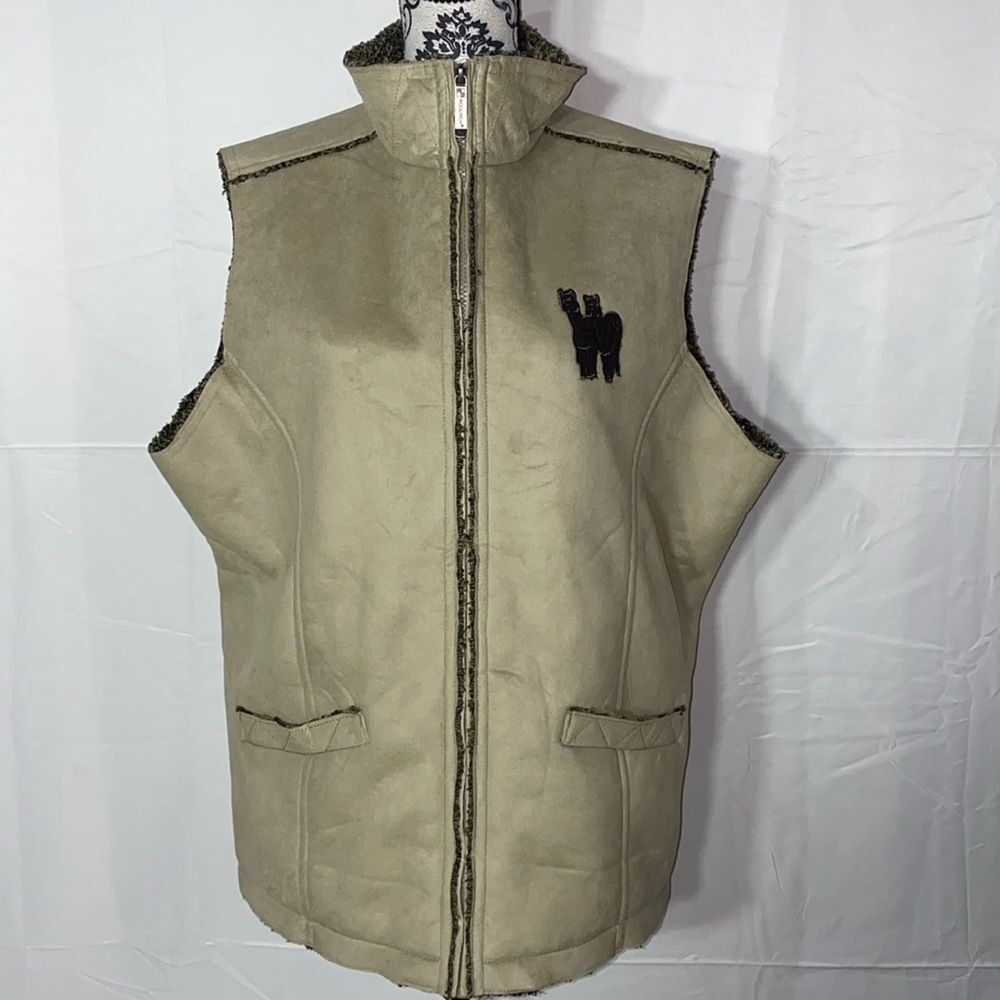 Woolrich Women’s Faux Suede Paca Gear Vest Size 2XL